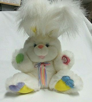 Easter Bunny White Dan Dee Fluffy Press Paw Giggles Shakes & Cheeks Lite Up