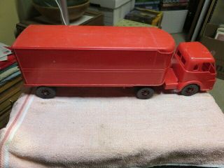 Vintage Product Miniature Co.  International Red Truck