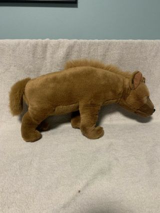 Standing Hyena Realistic Stuffed Plush Animal Fiesta 17 Inch