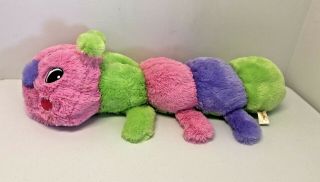 Dan Dee Collectors Choice Plush Pink Green Purple Caterpillar Large 28 "