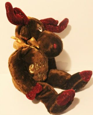 Dan Dee Chocolate Moose Plush Stuffed Animal Christmas Toy 21 