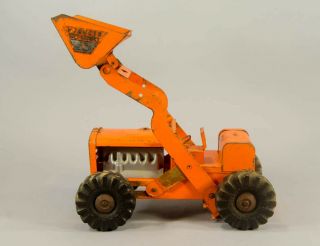 Vintage Structo Construction Equipment Front End Loader Toy Bull Dozer