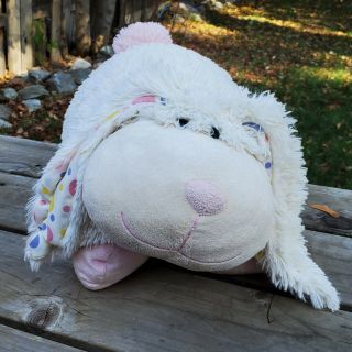 Limited Edition 18” Pillow Pet White Thumpy Bunny Plush Rabbit Stuffed