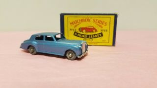 Matchbox Moko Lesney Rolls Royce Silver Cloud No.  44 Type B2 Box -