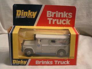 Dinky Made No.  275 Brinks Truck In The Display Box