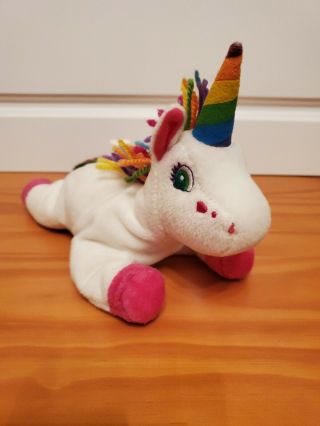 Lisa Frank Rainbow Mane Unicorn Markie Plush