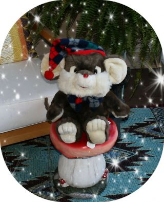 1980s Lil Tweaks Christmas Mouse Stuffed Animal Toy Target Daytons Exclusive