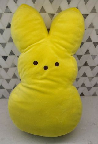 Large Yellow Plush Peep Stuffed Animal 18” Inch Easter Peep Plush,  Bunny