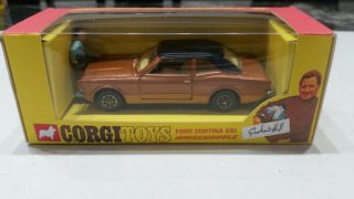 Corgi Toys.  Graham Hills Ford Cortina Gxl