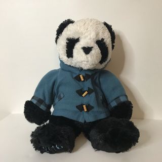 Dan Dee Panda Bear Plush Stuffed Animal 2016 Wearing A Jacket 18 " Tall Sitting