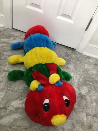 Dan Dee Rainbow Caterpillar Stuffed Animal Plush 32 " Long Huge And Soft