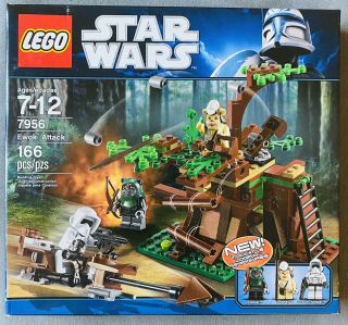 Lego Star Wars Ewok Attack Set 7956 Factory Retired 2011