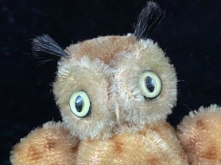 Vintage Steiff German Mohair Wittie The Owl Bird Toy Doll