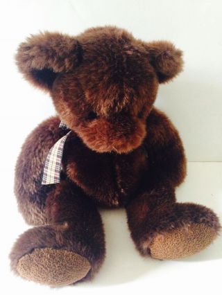 Russ Bernie Espresso 14 " Bears From The Past Brown Teddy Bear Stuffed Plush
