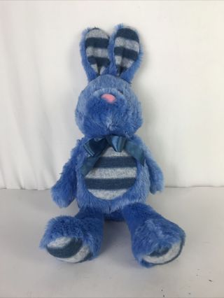 Dan Dee Blue Bunny Rabbit Plush Hoppy Hopster