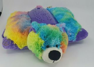Pillow Pets Dream Lites Plush Night Light - Peace Bear 11 " Cuddly Stuffed Animal