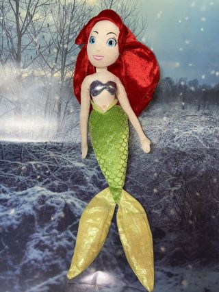 Disney Store Exclusive The Little Mermaid Ariel 19” Plush Doll