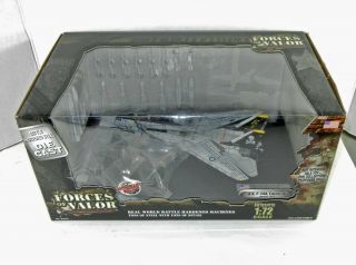 Forces Of Valor 1:72 U.  S.  F - 14a Tomcat Jolly Roger Kuwait 1991 Enthusist Edition