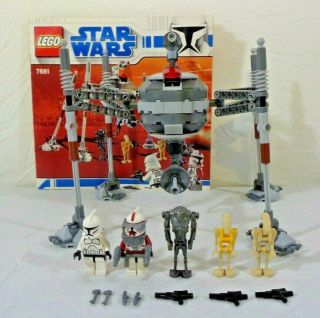 Lego 7681 Separatist Spider Droid Star Wars 100 Complete W/instructions