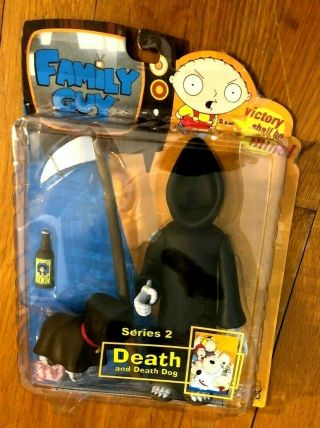 Family Guy Series 2 Death And Death Dog Action Figures Nrfp 2005 Mezco