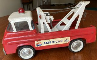 Vintage Nylint Toy Tow Truck American Oil Pressed Steel 11 " Long