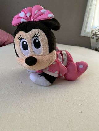 R - Toys Baby Minnie Mouse Crawling Doll Great W/battery Gr8 For Christmas