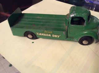 Vintage London Toy Truck Wind Up Canada Dry