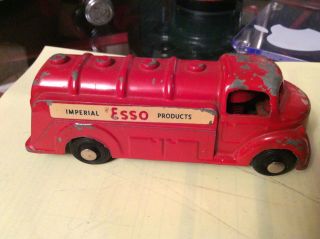 Vintage London Toy Truck Wind Up Esso