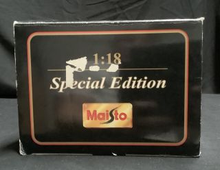 2001 Maisto Honda S2000 Special Edition Collector Diecast Car 1:18 Scale 2