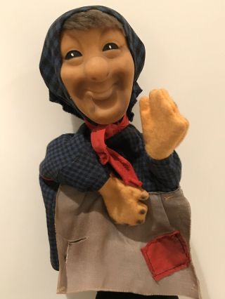 Steiff Witch From Hansel And Gretel 9” Vintage Hand Puppet Circa 1969