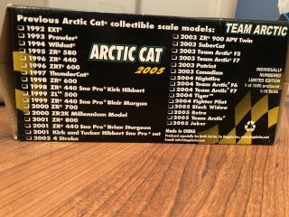 Arctic Cat 2005 Model Rare 1 Of 1000 Produced 2