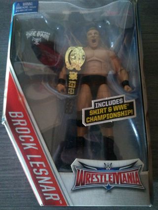 Wwe Brock Lesnar Wrestlemania Action Figure Here Comes The Pain