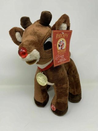 Dan Dee 50 Years Of Rudolph The Red Nosed Reindeer Plush Light Up Music