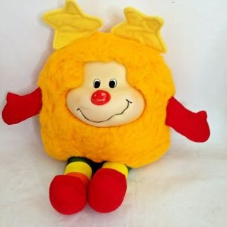 Mattel Vintage 1983 Rainbow Brite Yellow Spark Sprite Stuffed Plush Animal Toy