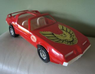 Vintage Large 18 " Processed Plastics Red Pontiac Trans Am/firebird 9550 Rare