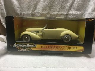 American Muscle Classics 1937 Cord 812 Convertible 1:18
