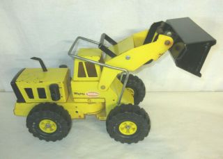 Vintage Mighty Tonka Front End Loader Xmb - 975 Pressed Steel