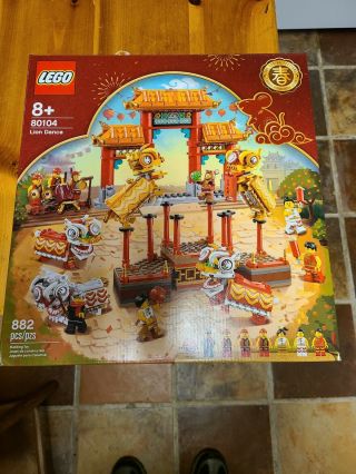 Lego Chinese Lion Dance 80104 100 Complete