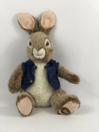 Dan Dee Peter Rabbit Stuffed Animal 20” Plush With Blue Jacket Collectors Choice