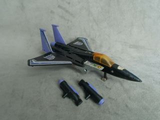 Vintage Transformers G1 Seeker Skywarp Fighter Jet Waccessories