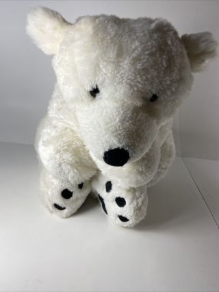 Toys R Us 2013 Polar Bear Plush Floppy Stuffed Animal Large 18 Inches