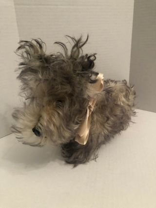 Vintage Steiff German Mohair Dog Late 1960s No Tag