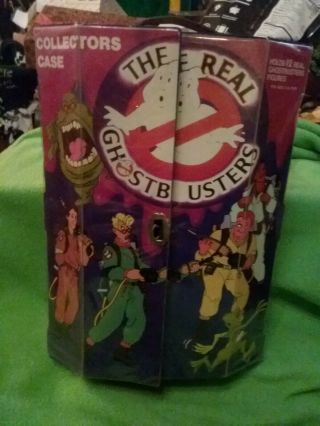 1984/1988 The Real Ghostbusters Collectors Case Full Of Action Figures Preown