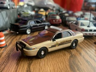 Greenlight Hot Pursuit Vanderburgh County Sheriff Ford Crown Victoria Loose