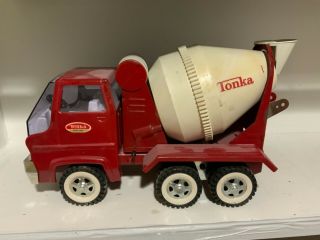 1960s/70s Tonka Cement Mixer Redand White