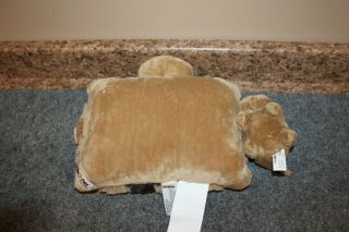 2010 Brown Dog My Pillow Pets Pee Wees Set Pair 1 - Small 1 - Large Pair 3