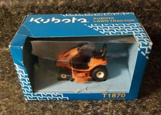 Kubota 1:24th Scale Diecast Toy Lawn Tractor T1870 Mib