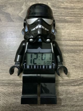 Lego Star Wars Shadow Trooper Alarm Clock Large 9 " Figure