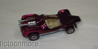 Vintage Hotwheels Redlines Car Mantis 1969 Futuristic Spectraflame Purple