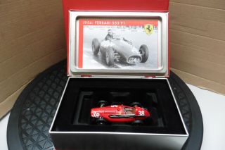 Ferrari 1/43 Hot Wheels Ixo Mike Hawkings 553f1 Embossed Ferrari Logo Tin Boxed
